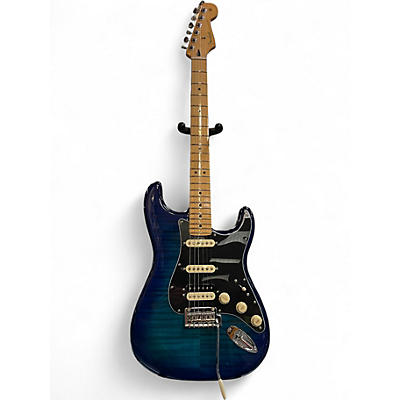 Used Fender Player II Stratocaster 70th Anniversary HSS Plus Top Blue Burst Solid Body Electric Guitar