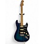 Used Fender Player II Stratocaster 70th Anniversary HSS Plus Top Blue Burst Solid Body Electric Guitar Blue Burst