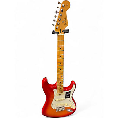 Used Fender Player II Stratocaster Aged Cherry Burst Solid Body Electric Guitar