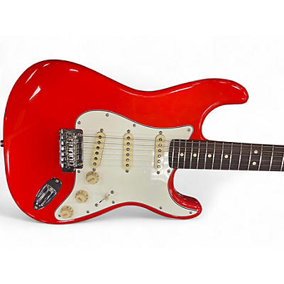 Used Fender Player II Stratocaster CORAL RED Solid Body Electric Guitar