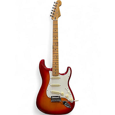 Used Fender Player II Stratocaster Chambered Ash Body Aged Cherry Burst Solid Body Electric Guitar