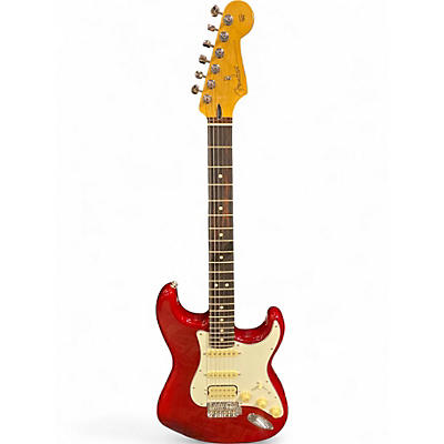 Used Fender Player II Stratocaster Chambered Mahogany HSS Transparent Red Solid Body Electric Guitar
