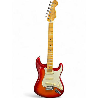 Used Fender Player II Stratocaster Cherry Sunburst Solid Body Electric Guitar