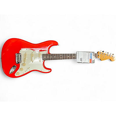 Used Fender Player II Stratocaster Coral Red Solid Body Electric Guitar