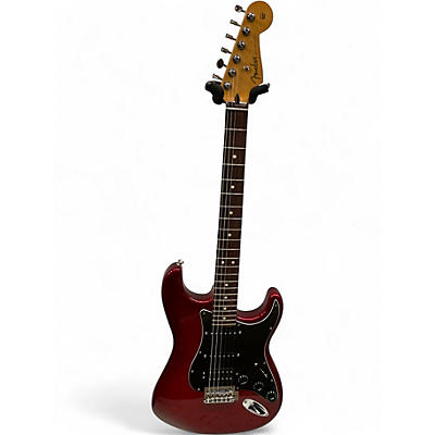 Used Fender Player II Stratocaster HSS Limited Edition Candy Red Burst Solid Body Electric Guitar