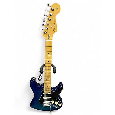 Used Fender Player II Stratocaster HSS Plus Top Maple Fingerboard  Blue Burst Solid Body Electric Guitar