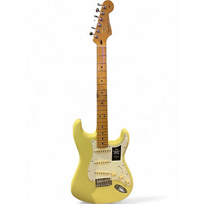 Used Fender Player II Stratocaster Hialeah Yellow Solid Body Electric Guitar