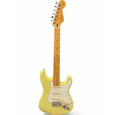 Used Fender Player II Stratocaster Hialeah Yellow Solid Body Electric Guitar