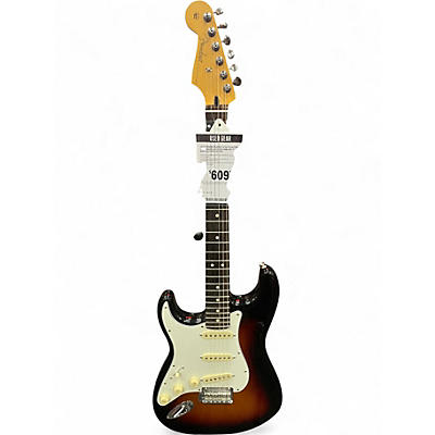 Used Fender Player II Stratocaster Left Handed 3 Color Sunburst Solid Body Electric Guitar