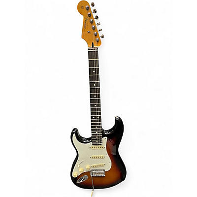 Used Fender Player II Stratocaster Left Handed 3 Color Sunburst Solid Body Electric Guitar