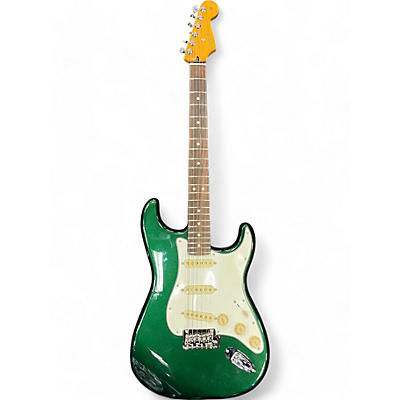 Used Fender Player II Stratocaster Rosewood Fingerboard British Racing Green Solid Body Electric Guitar