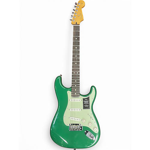Used Fender Player II Stratocaster forest green Solid Body Electric Guitar forest green