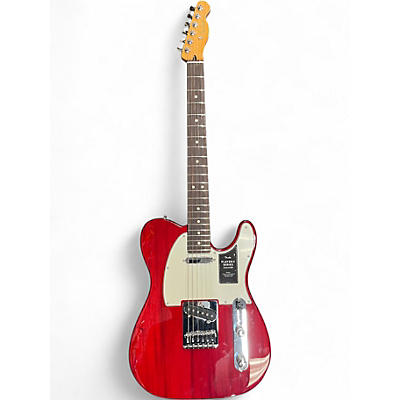 Used Fender Player II Telecaster Chambered Mahogany Transparent Cherry Solid Body Electric Guitar