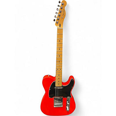 Used Fender Player II Telecaster Coral Red Solid Body Electric Guitar