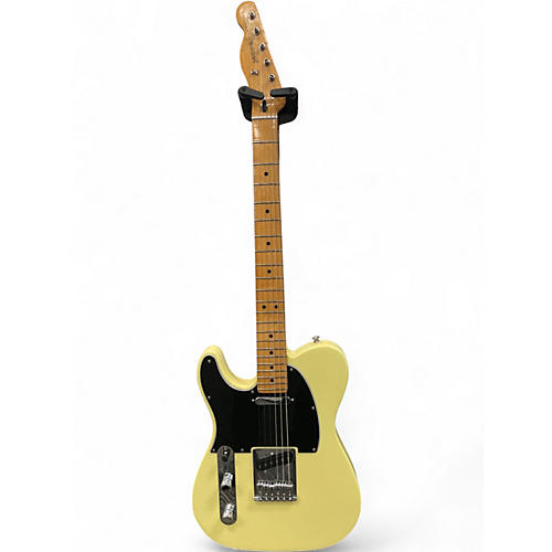 Used Fender Player II Telecaster Left Handed Hialeah Yellow Hollow Body Electric Guitar Hialeah Yellow