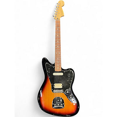 Used Fender Player Jaguar 3 Color Sunburst Solid Body Electric Guitar