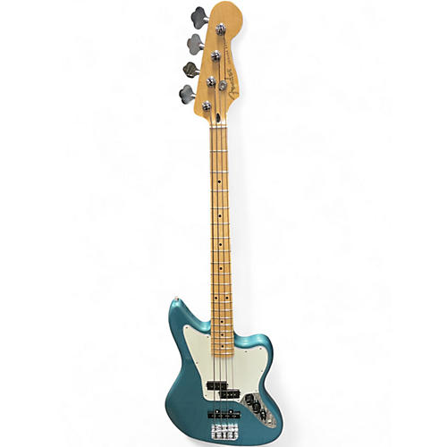Used Fender Player Jaguar Bass Blue Electric Bass Guitar Blue