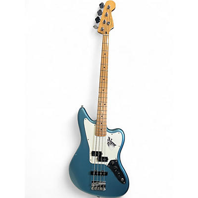 Used Fender Player Jaguar Bass Blue Electric Bass Guitar