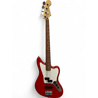 Fender Used Fender Player Jaguar Bass Candy Apple Red Electric Bass Guitar