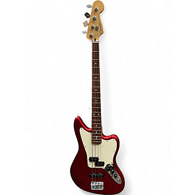 Used Fender Player Jaguar Bass Candy Apple Red Electric Bass Guitar