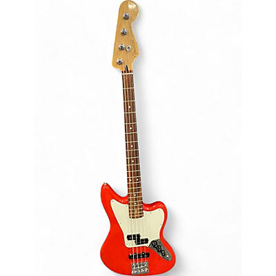 Fender Used Fender Player Jaguar Bass Fiesta Red Electric Bass Guitar