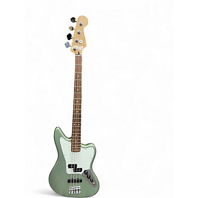 Used Fender Player Jaguar Bass Green Electric Bass Guitar