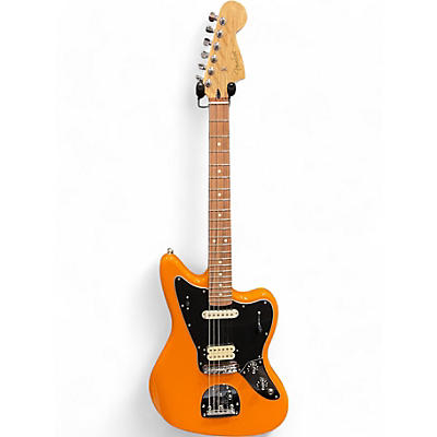 Used Fender Player Jaguar Capri Orange Solid Body Electric Guitar