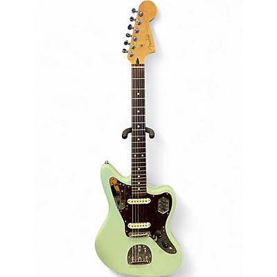 Used Fender Player Jaguar Surf Green Solid Body Electric Guitar