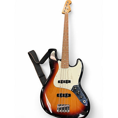 Used Fender Player Jazz Bass 2 Color Sunburst Electric Bass Guitar