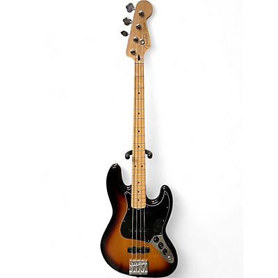 Used Fender Player Jazz Bass 3 Color Sunburst Electric Bass Guitar