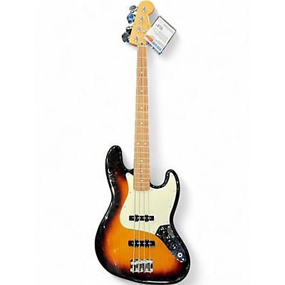 Used Fender Player Jazz Bass 3 Color Sunburst Electric Bass Guitar