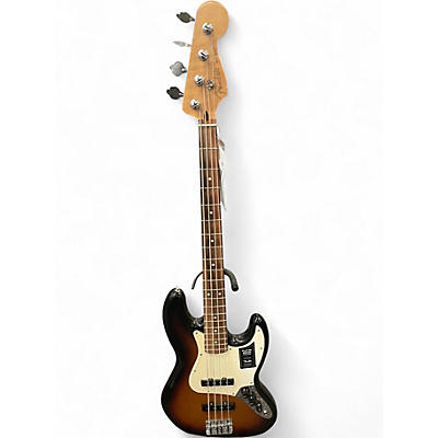 Used Fender Player Jazz Bass 3 Tone Sunburst Electric Bass Guitar
