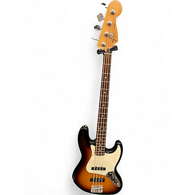 Used Fender Player Jazz Bass 3 Tone Sunburst Electric Bass Guitar