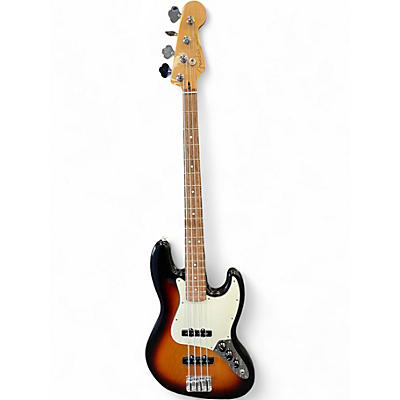 Used Fender Player Jazz Bass 3 Tone Sunburst Electric Bass Guitar