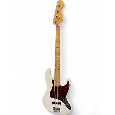 Used Fender Player Jazz Bass Alpine White Electric Bass Guitar