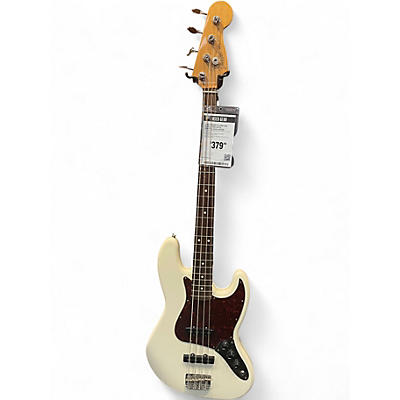 Used Fender Player Jazz Bass Alpine White Electric Bass Guitar