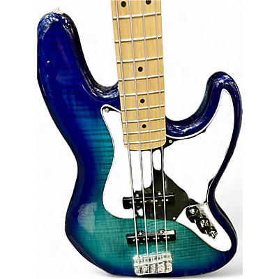 Used Fender Player Jazz Bass Blue Burst Electric Bass Guitar