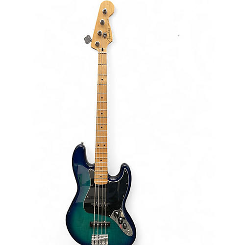 Used Fender Player Jazz Bass Blue Burst Electric Bass Guitar Blue Burst