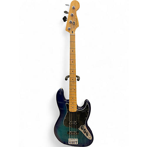 Used Fender Player Jazz Bass Blue Burst Electric Bass Guitar Blue Burst