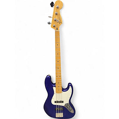 Used Fender Player Jazz Bass Blue Electric Bass Guitar