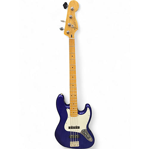 Used Fender Player Jazz Bass Blue Electric Bass Guitar Blue
