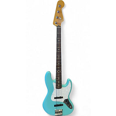Used Fender Player Jazz Bass Blue Electric Bass Guitar