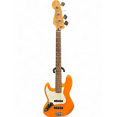 Used Fender Player Jazz Bass Capri Orange Electric Bass Guitar