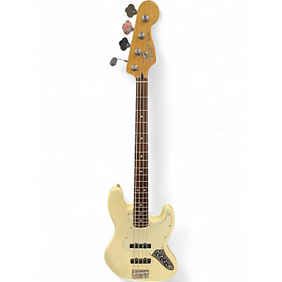 Used Fender Player Jazz Bass Cream Electric Bass Guitar