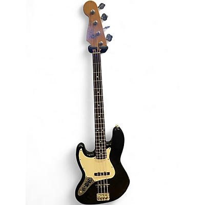 Used Fender Player Jazz Bass Left Handed Black Electric Bass Guitar