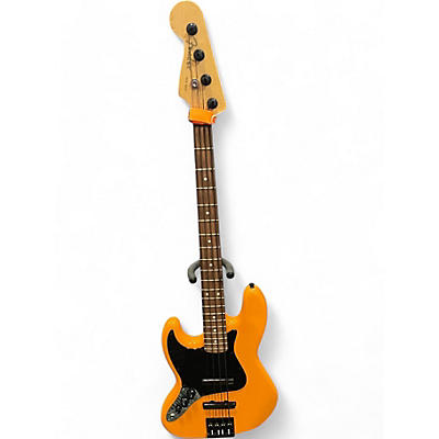 Fender Used Fender Player Jazz Bass Left Handed Orange Electric Bass Guitar