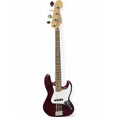 Used Fender Player Jazz Bass Maroon Electric Bass Guitar
