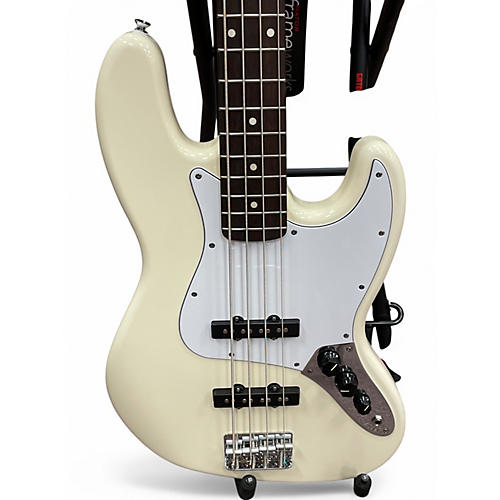 Used Fender Player Jazz Bass Olympic White Electric Bass Guitar Olympic White