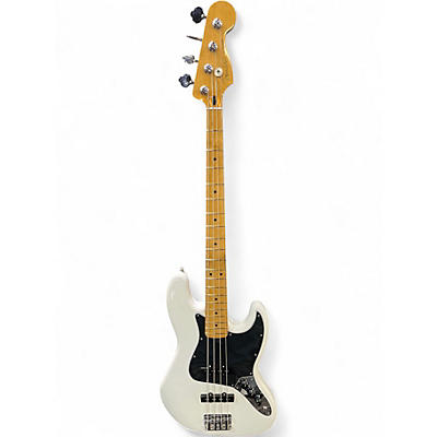 Used Fender Player Jazz Bass Olympic White Electric Bass Guitar