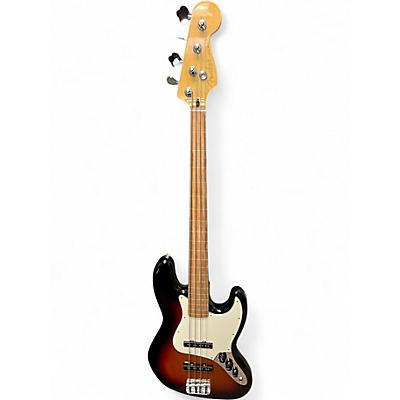Used Fender Player Jazz Bass Pau Ferro Fingerboard 3 Color Sunburst Electric Bass Guitar